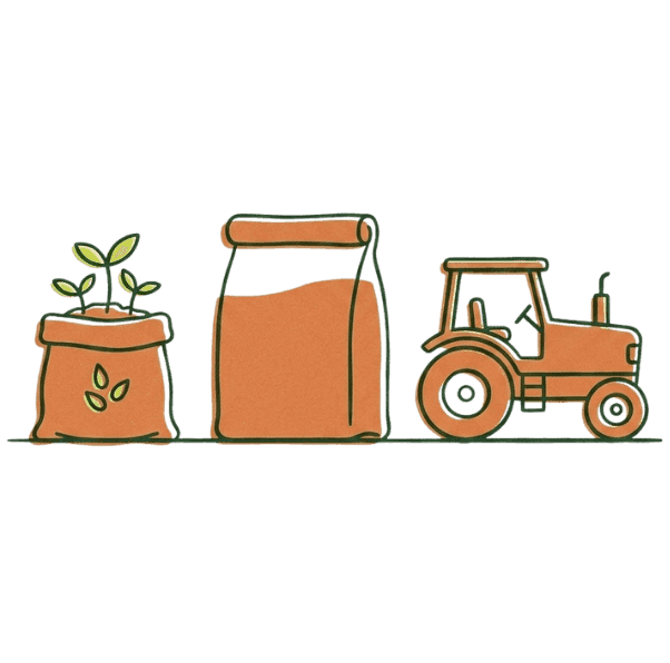 Seed, feed, and machinery on the same app